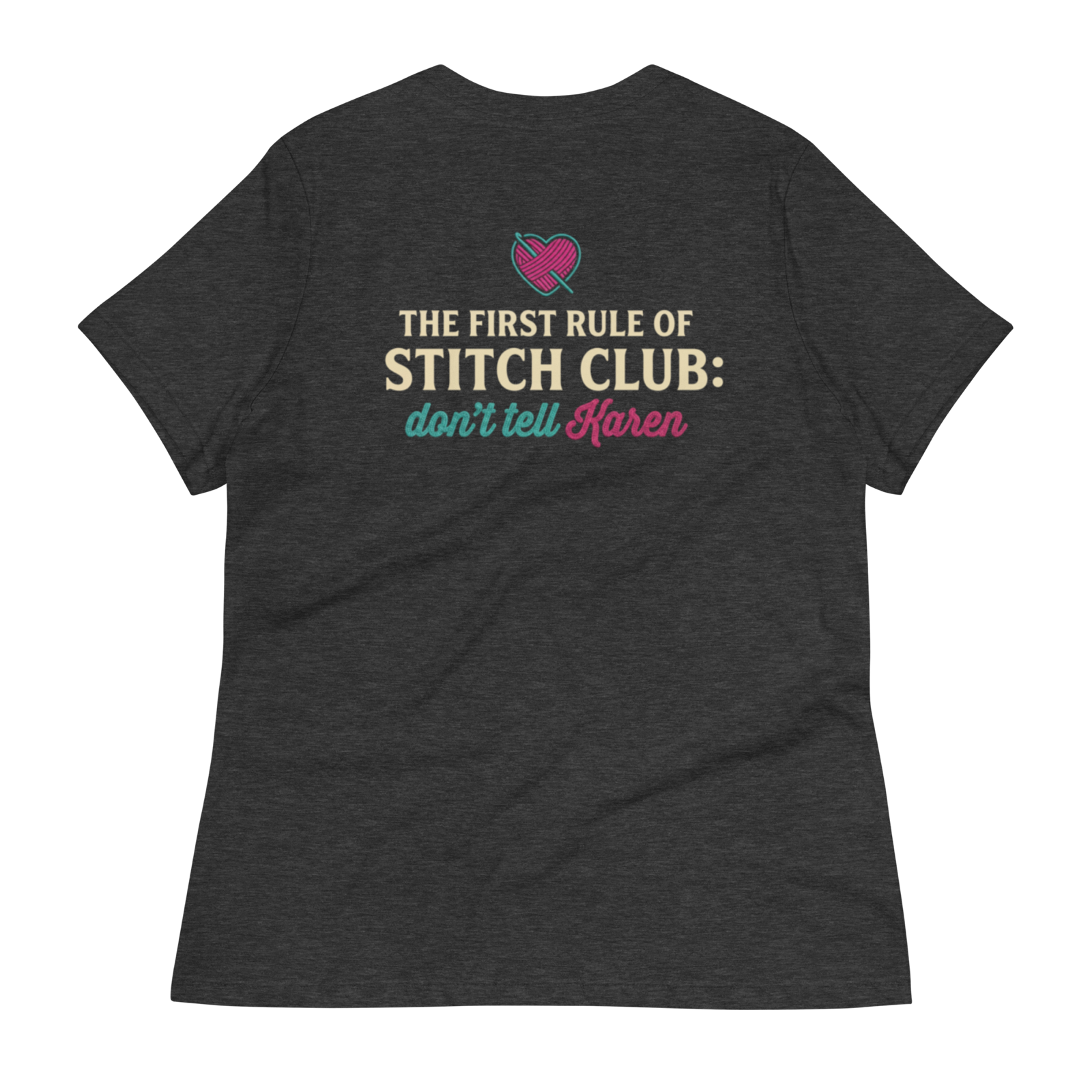 Back view of the Founding Member Tee from the existing Printful mockup