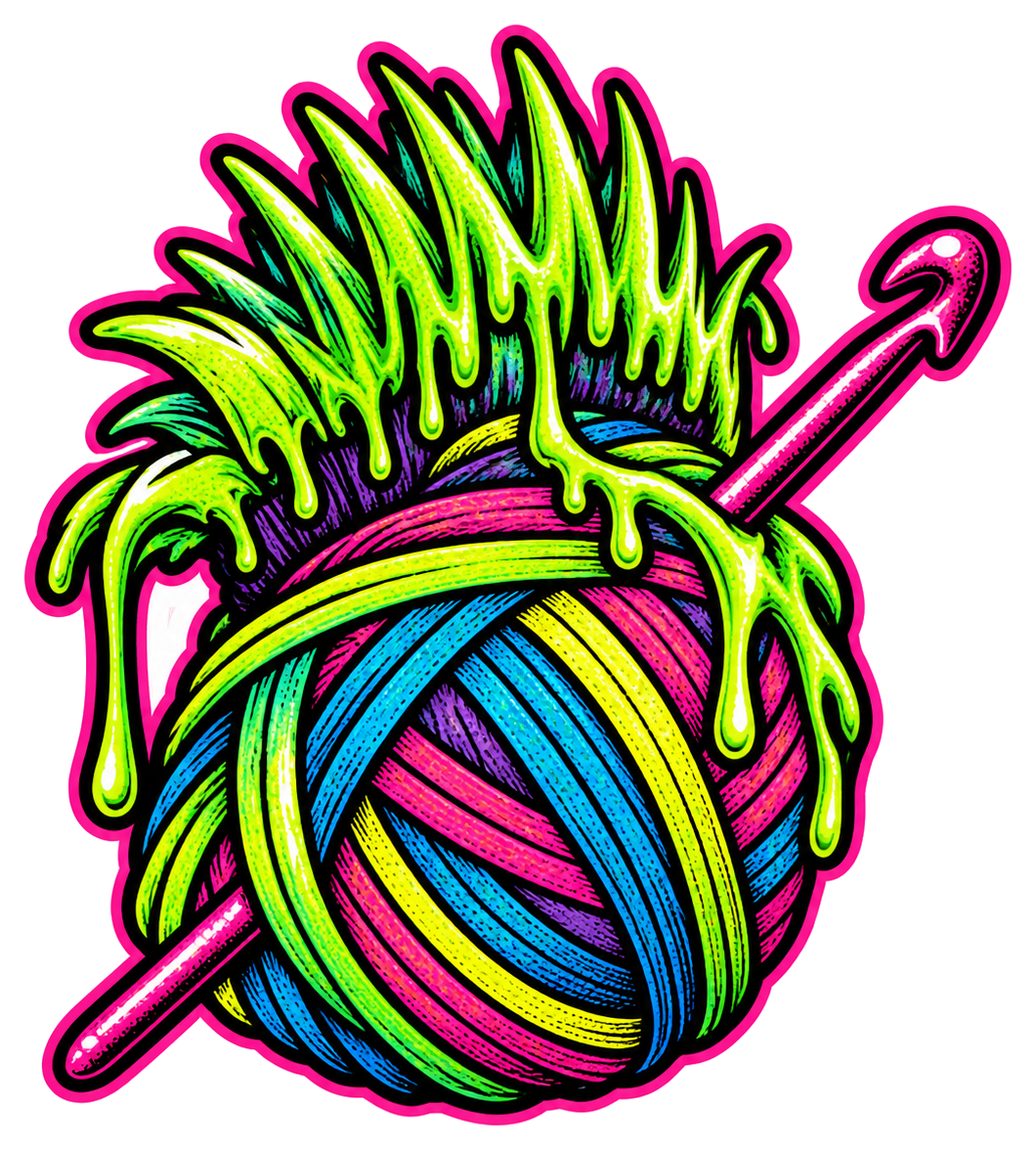 Slime Mohawk Yarn Ball